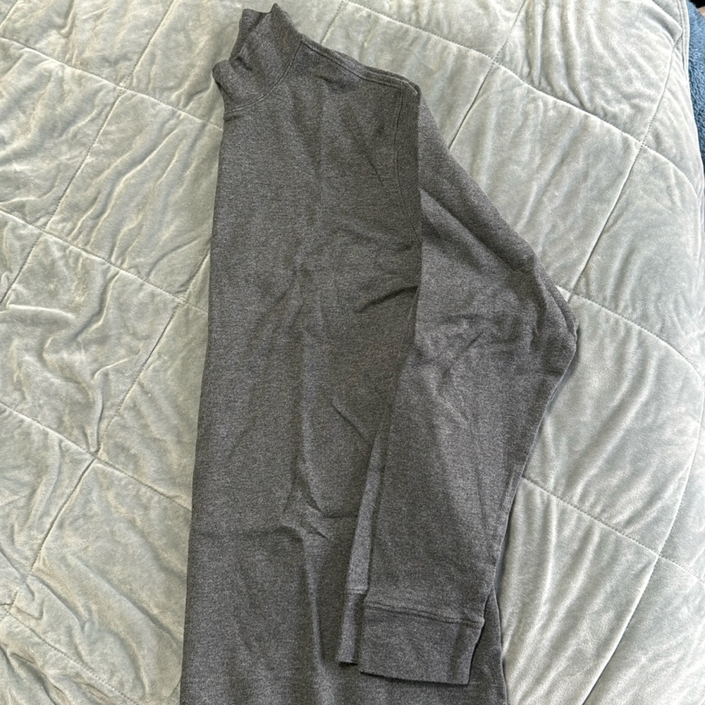 Gray Lands End Turtleneck Long Sleeve
